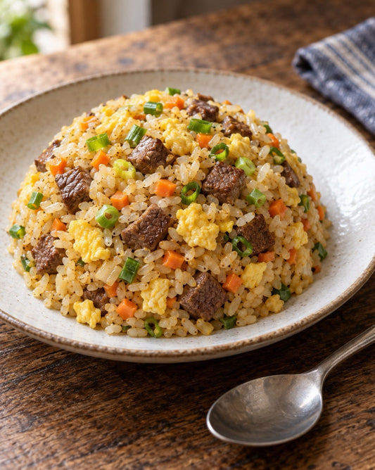 【鹿肉レシピ】熟成鹿モモのチャーハン（画像はイメージ・AI生成）